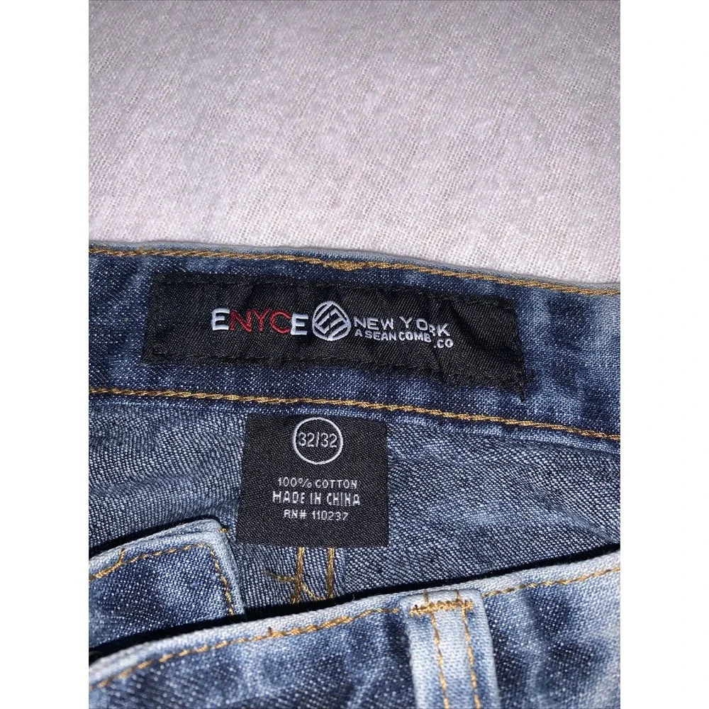 Enyce Men's Jeans Sz 32/32 Ripped & Faded RN#110237
